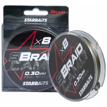 Starbaits Plecionka S Braid Camox8 300m 0.30mm