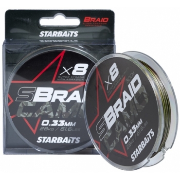 Starbaits Plecionka S Braid Camox8 300m 0.33mm