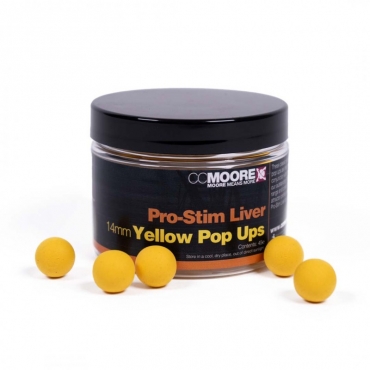 CC Moore Pro-Stim Liver Pop ups Yellow 14mm