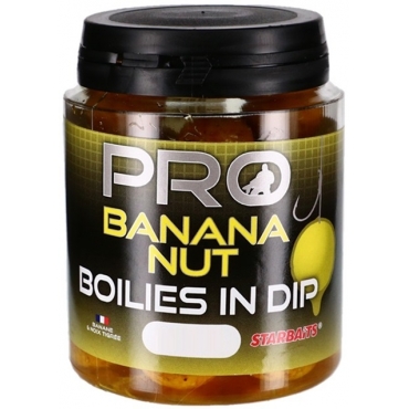 Starbaits Boilies in Dip Banana Nut 150g 20mm