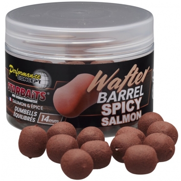 Starbaits Spicy Salmon Barrel Wafter 14mm 50g